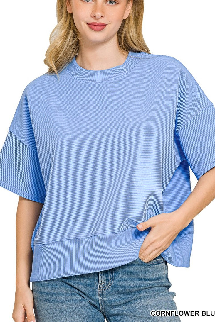 Ellie Favorite Banded Top- 4 colors!