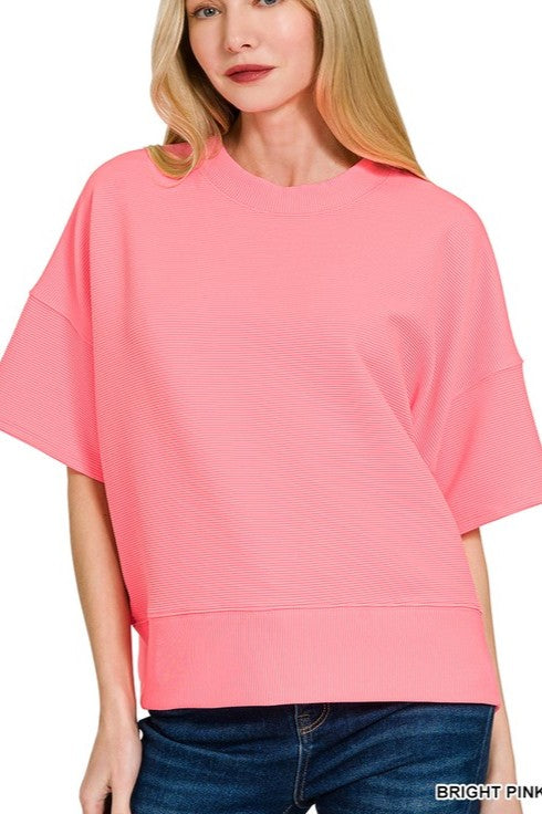 Ellie Favorite Banded Top- 4 colors!