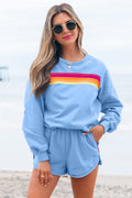 AP Accent Pullover and Shorts Set