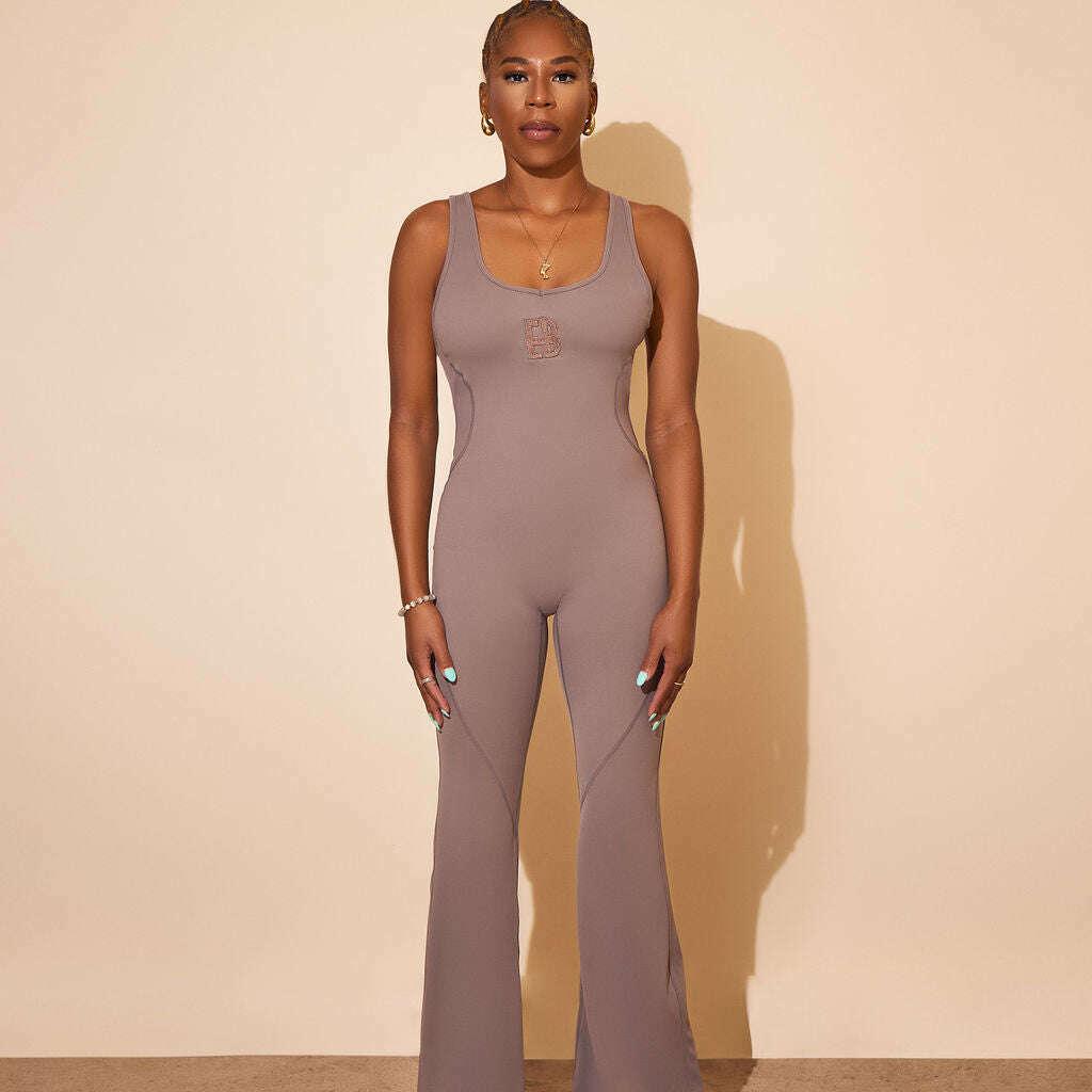 'Safari Jumpsuit' - Camal - Shop Éstella B.