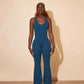 'Safari Jumpsuit' - Prussian Blue - Shop Éstella B.